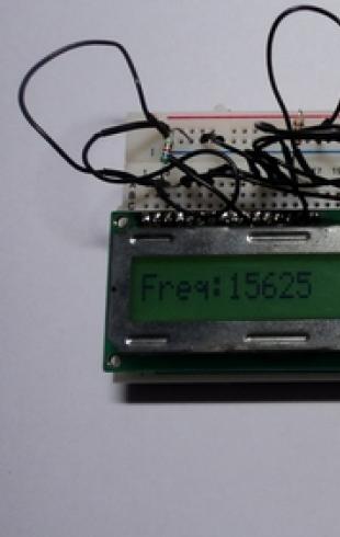 Evaluation of methods for measuring low frequencies on Arduino Brief description of the FC1100-M2 frequency meter
