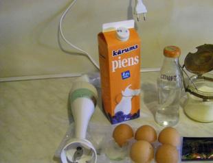 Technology for preparing egg liqueur Egg liqueur cocktail recipe