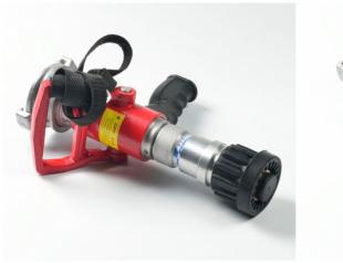 Short spur RTP Hand fire nozzles their technical characteristics