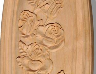 Cut out a panel with oak - Wood carving lesson