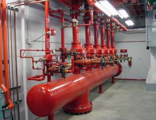 Internal fire water supply